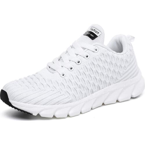 Woven shoes version casual learning mesh womens shoes sports shoes flat shoes