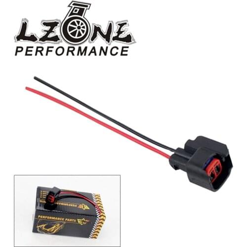 LZONE - INJECTOR DYNAMICS EV6 Pigtail Clip Connector Fuel Injector Connectors For many cars EV6 Injector Plug JR-FIC13