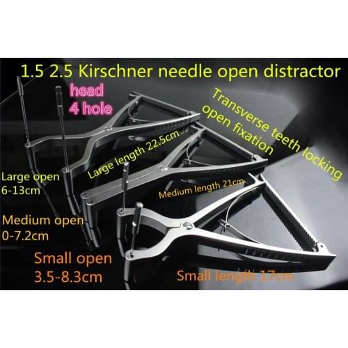 Medical orthopedic instrument 1.5 2.5 Kirschners pin opener Ankle Knee joint Kirschner needle distractor wire Retractor forceps