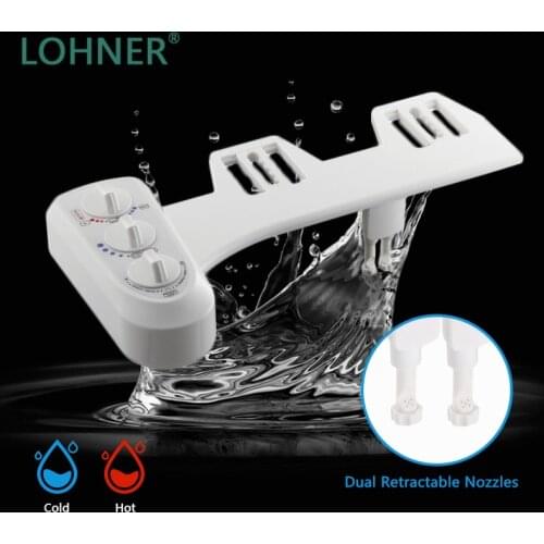 Lohner Bidets Attachment Poire Lavement Anal Cleaner Abattant Wc Japonais Clear Rear Bidet Portatil Toilet Seat Pulverizador