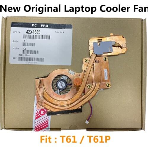 New Original Heatsink Cooling Fan Radiator Cooler For Lenovo Thinkpad T61 T61P 15.5" Laptop Fru:42w2028 42x4685