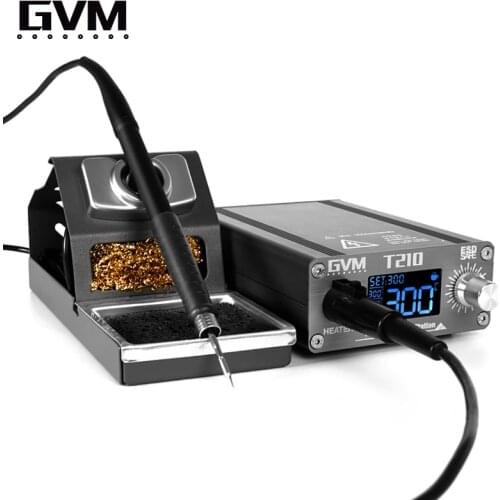GVM T210 Soldering Station Digital Display Adjustable Temperature Automatic Sleep Professional Mobile Phone Repair Welding Tool