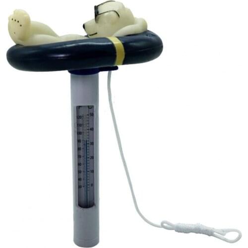 Floating Temperature Meter Polar-bear Thermometer Tube Swimming Pool Accessories for SPA Water Temperature Meter Swimming Pool