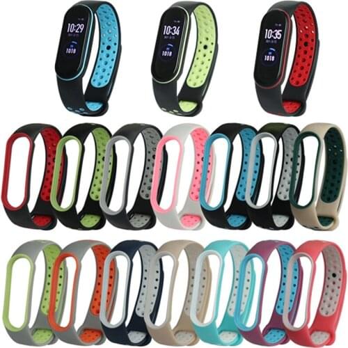 Strap for Xiaomi Mi Band 6 Soft Silicone Wristband Bracelet for Xiaomi Band 5 4 Replacement Wrist Strap for MiBand 4 3 Bracelet