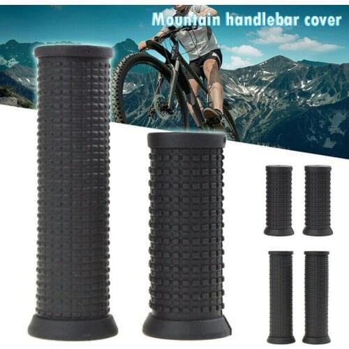 Road Cycling Bicycle Handlebar Cover Grips Soft Rubber Anti-slip Quality Bike Accessories Riding Handle Left and Right Black