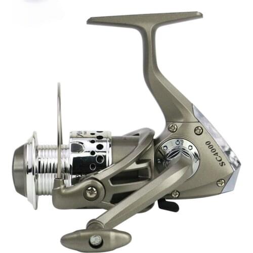 SC1000-7000 series engineering plastic silver This fishing reel is economical, beautiful and elegant spinning wheel fishing reel