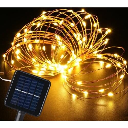Solar String Lights Solar Outdoor Lights Garland 5M/10M/20M/30M Fairy Garden Christmas Lights Garden Solar Light Waterproof