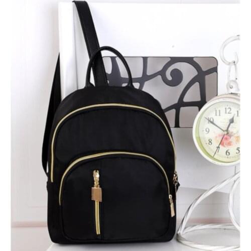 2020 High Quality Women Black Waterproof School Bags Casual Oxford Backpack For Teenage Girls Fashion Travel Tote Backpack