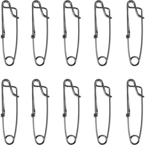 5Pcs Stainless Steel Long Line Snap Clip Tuna Crab Shrimp Fishing Tackle Tool Long Line Snap Clip