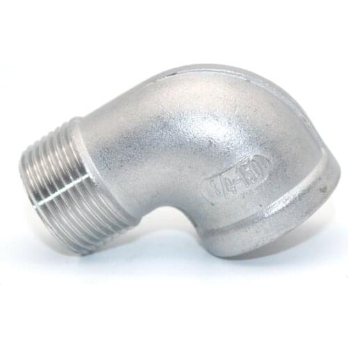 1/8" 1/4" 3/8" 1/2" 3/4" 1" Female x Male BSP Threaded Elbow Angled SS304 Stainless Steel Plumbing Pipe Fitting Connectors