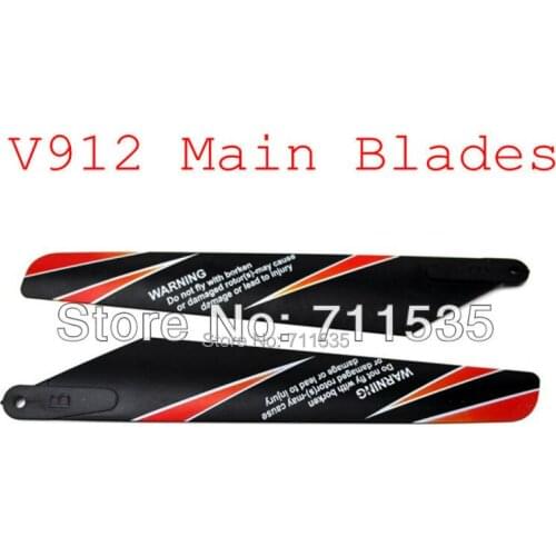 V912-07 Main Rotor Blades Set Spare Parts For WLToys V912 4Ch Single Propeller Remote Control RC Helicopter