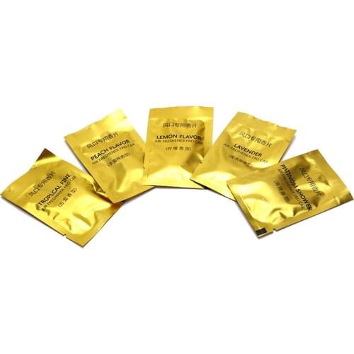 10 Packs Car Air freshener Car Styling Aroma Solid Perfume Citroen Persian Ocean Lavender Car Interior Fragnace Clip Accessorie