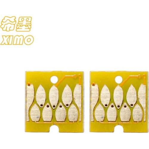 XIMO 2 PCS T6193 Maintenance Tank Chip For EPSON Sure Color T3200 T5200 T7200 T3000 T7000 Plotter Printer Auto Reset Chip