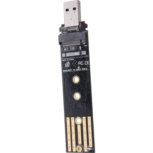 M.2 NVME to USB Adapter, RTL9210 Chip M-Key M.2 NGFF NVME to USB 3.1 Card Reader 10Gbps High Performance M.2 USB Adapter