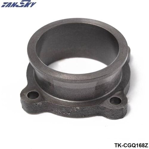 Cast iron 2.5" 4 bolt to 2.5" V Band Turbo Exhaust Downpipe Flange Conversion Convert Adapter TK-CGQ168Z