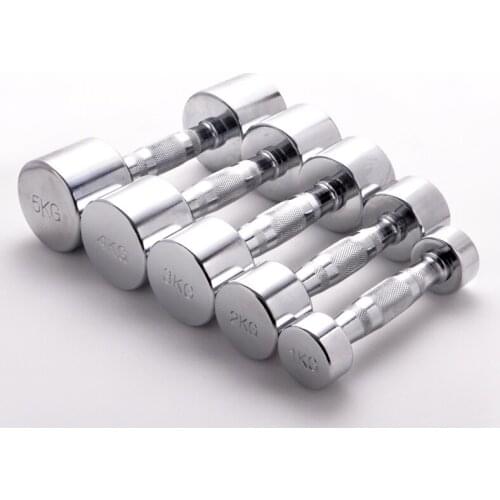 Pure steel dumbbell mens fitness equipment womens household 2kg-5kg dumbbell suit