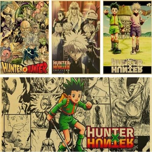 HD Print Hunter x Hunter Poster Wall dectortiom Japanese Anime canvas painting prints Classic Home room dector No framd Modular