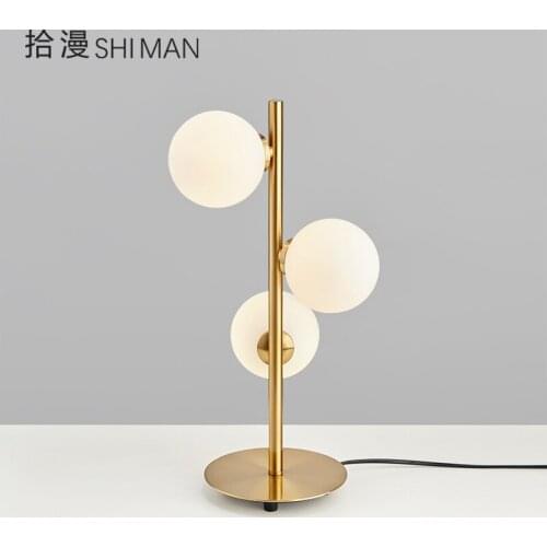 Bean Desk Lamp Fashion Household Simple Lightweight Bedroom Studio Living Room Hotel Decoration Nordic Individual Light