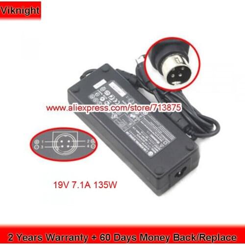Genuine 19V 7.1A 135W 4 PIN 0317A19135 PA-1131-07 Ac Adapter for Bematech SB-9010 POS SB-9015 MONITOR Laptop
