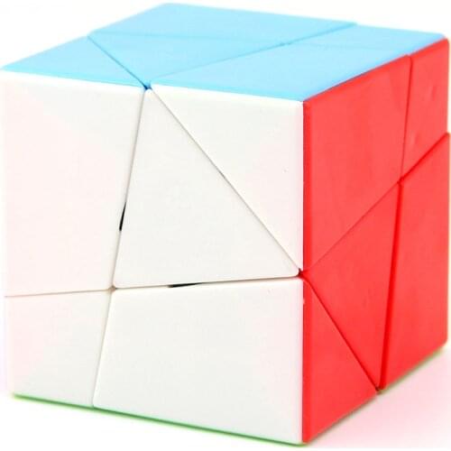 Original High Quality MF8 Fish Shape Skewed Magic Cube Skewbed Wisdom Speed Puzzle Christmas Gift Ideas Kids Toys For Children