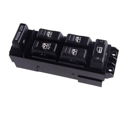 Front Left Side Master Power Window Switch 6 Buttons LHD 15720127 Fit for Chevrolet Avalanche Silverado Tahoe GMC Sierra Yukon