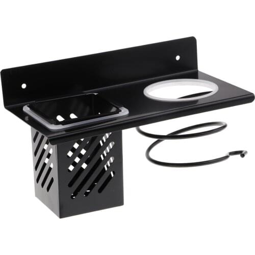 Portable Hair Dryer Holder Bathroom Hair Blower Shelf Hanging Organizer