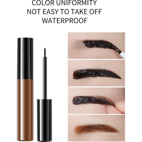 Logo Customized Semi-Permanent Tearing And Dyeing Eyebrow Gel Waterproof Non Fading Natural Last-Long Color Stay Eyebrow Cream