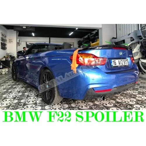 For BMW F22 Spoiler Cabrio Auto Accessory Universal Spoilers Car Antenna Car Styling Diffüser Flaps Splitter