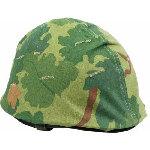 Souvenir VIETNAM WAR US ARMY MITCHELL CAMO REVERSIBLE CANVAS SOLDIER M1 HELMET COVER