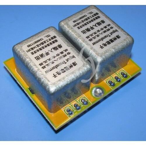 Permalloy 10K: 90K audio signal transformer, signal 3 times booster amplification, 10Hz ~ 45KHz -1DB, 20Hz ~ 33KHz -0.6DB