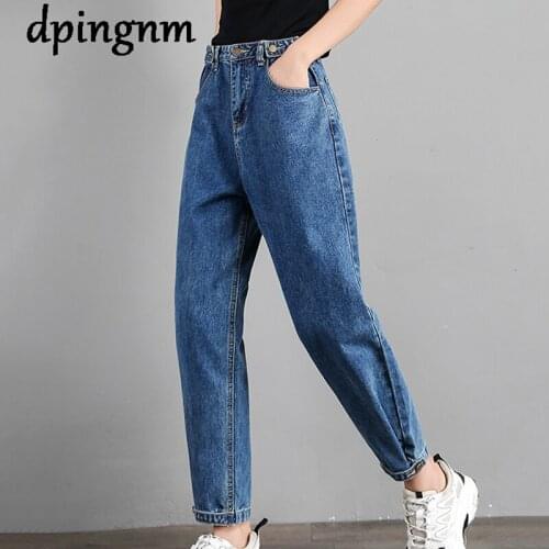 2020 Harem Pants Vintage High Waist Jeans Woman Boyfriends Womens Jeans Full Length Mom Jeans Cowboy Denim Pants Vaqueros Mujer