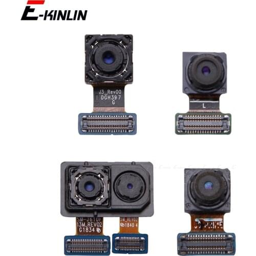 Rear & Front Facing Selfie Big Small Back Main Camera Module Ribbon Flex Cable Parts For Samsung Galaxy J8 J6 J4 Plus 2018