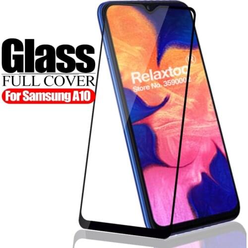 Full cover tempered glass For samsung a10 protective Glass on the For samsung Galaxy a10 a105 a105F sm-a105F a 10 10a Glas Film