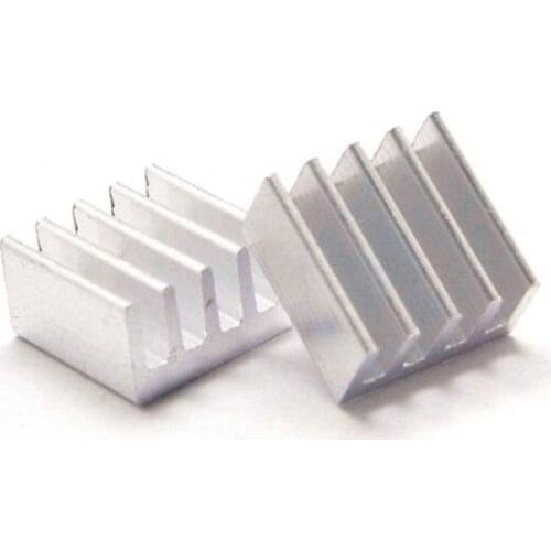 10 pcs 8.8*8.8*5mm Heatsink Radiator Cooling Fin Aluminum Heat Sink for Chip, LED, Power IC Transistor, Module