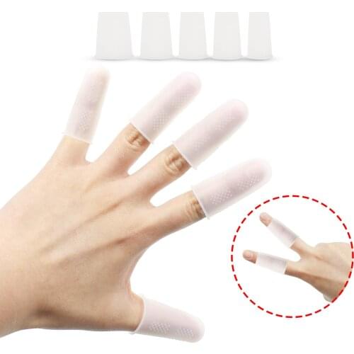 10Pcs Silicone Finger Protectors, Finger Sleeves, Anti-Scalding Silicone Finger Cap Covers