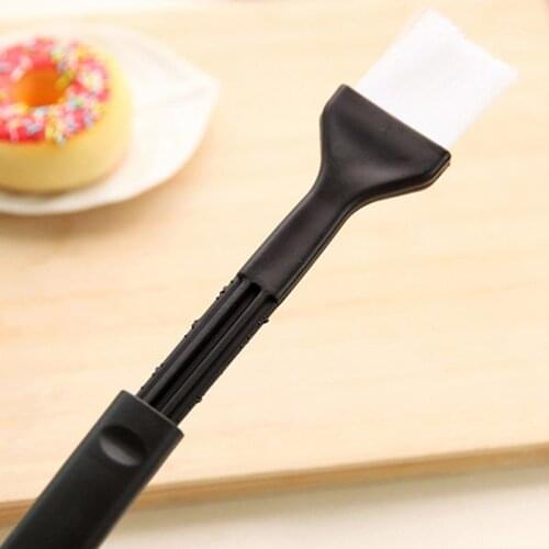 2PCS Durable Portable Barbecue Brush Plastic Handle Nylon Oil Brush Outdoor Kitchen Cooking Baking Tool