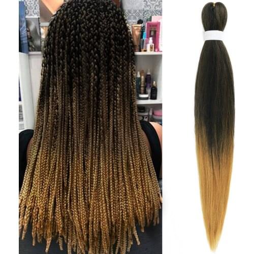 26 inch Long Ombre Braiding Hair Easy Braid Crochet Hair 90 g 26 inch Synthetic Hair Extensions Jumbo Braids Hair for Women