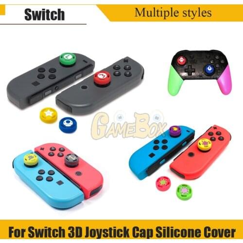 4 pcs Analog Thumb Grips Caps for Nintend Switch NS JoyCon Controller Sticks Cap Skin for Joy Con Joycons Joystick Cover