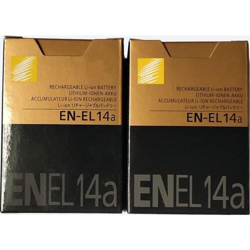 2PCS/Lot EN-EL14a ENEL14a EN EL14a Battery For Nikon DF D5600 D5500 D5300 D5200 D5100 D3400 D3300 D3200 D3100 P7100 P7700 P7800