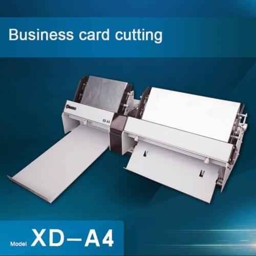 Automatic Business Card Cutter 100gsm-300gsm Electric Name Card-Cut machine Die Cutter Card Paper Slitting/cutting XD-A4 220V