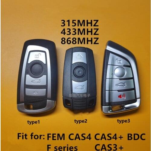 Car Keyless Smart Remote Key with ID49 Chip for BMW 3 5 7 Series X3 X5 X6 X7 CAS4 CAS4+ CAS3+ FEM BDC Car Intelligent Remote Key