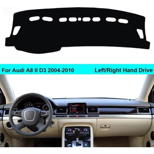Car Inner Dashboard Cover Dash Mat Carpet for Audi A8 II D3 2004 - 2010 Sun Shade Anti-sun Pad Cushion Cape 2009 2008 2007 2006