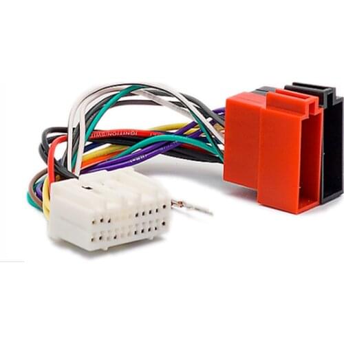 Car ISO Stereo Adapter Connector Harness Wiring For Jeep Wrangler Cherokee Grand Cherokee