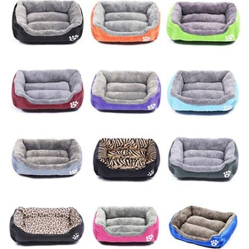 Large Pet Cat Dog Bed 15 styles Warm Cozy Dog House Soft Fleece Nest Dog Baskets House Mat Autumn Winter Waterproof Kennel