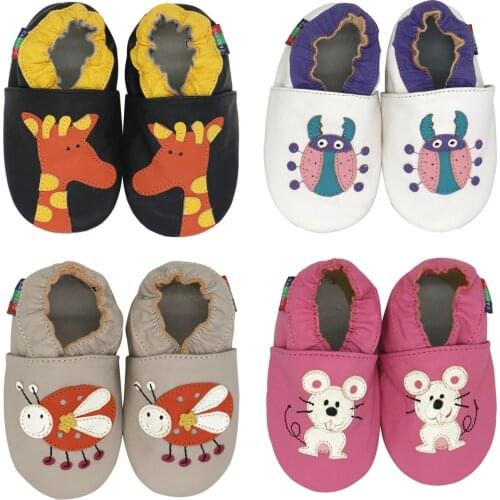 Carozoo New Leather Soft Sole Baby Shoes Toddler Slippers Up To 4 Years Newborn