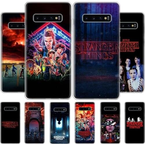 Hot Stranger Things Poster Phone Case For Samsung Galaxy A51 A50 A71 A70 A40 A30 A20E A10S A01 A21 A41 A6 A7 A8 A9 Plus Cover
