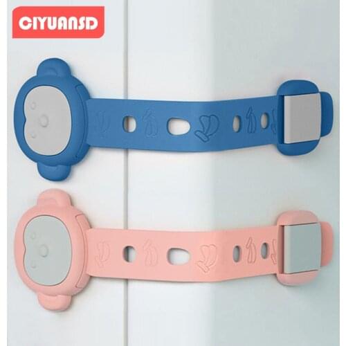 Child Straps Protection Security Lock Baby Children Safety Door Lock Drawer Cabinet Wardrobe Refrigerator