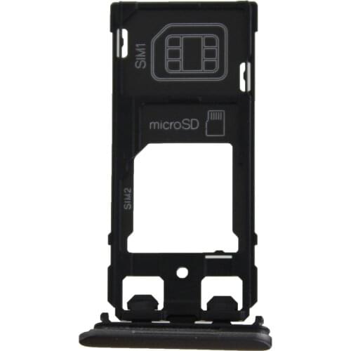 For Sony Xperia X F5122 Dual SIM And Micro SD TF Memory Card Tray Holder With Silver/Black/Lime Gold/Rose Gold Color Cover