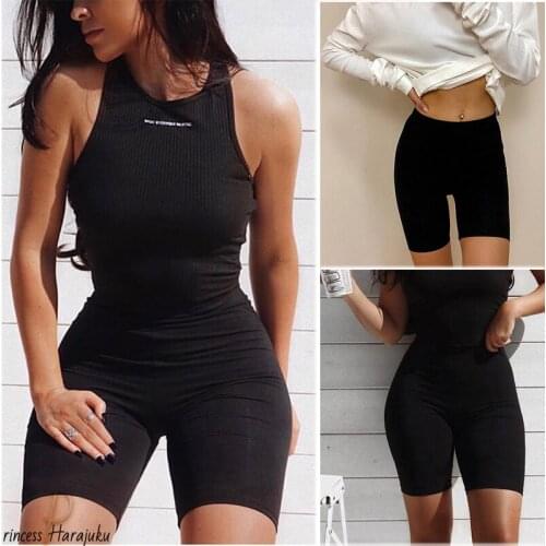 2020 Summer Vintage Mid Waist Shorts Women Sexy Biker Shorts Short Feminino Fashion 4color Shorts Sweatpants Women Clothing S-XL