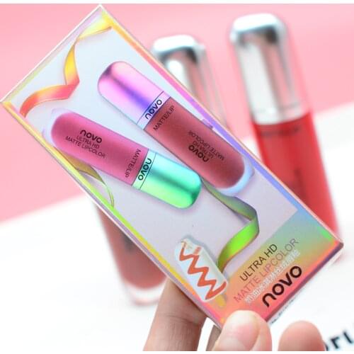 Novo Cream Ice Cream Velvet Lip Glaze Students Moisturizing and Moisturizing Lip Color Lip Dye